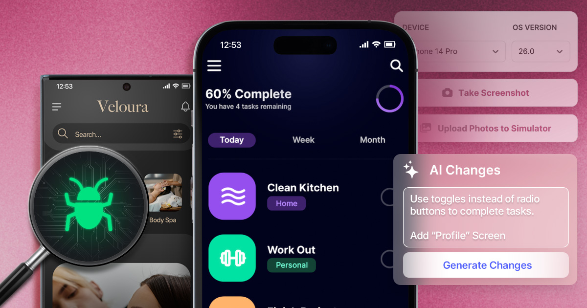 LastApp.ai makes testing mobile apps with simulators and emulators effortless